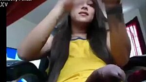 Beautiful teen ladyboy trans with big cock needs your tongue for licking and cumshot in web chat