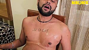 Nuru Massage Turns Wild with Boobs Rubbing and Hardcore Ass Sex.