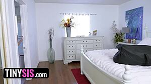 Petite Step Ter Sneaks Huge Cock Cum