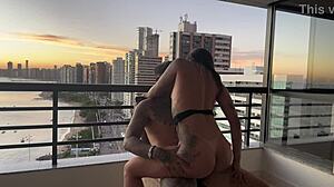 I rode him good till he cummed all - sunset makes it hotter