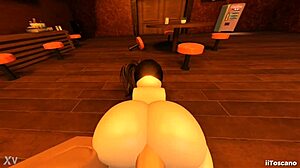 i fucked a slut in the bar with my big cock
