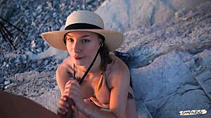 Young Couple Craves Public Sex, Fucks Passionately On Beach