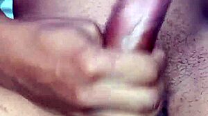 Bodybuilder engages in dirty talk while masturbating to two cumshots at home