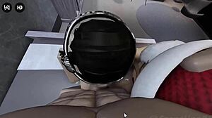 Two Horny Sluts Fuck Monster Cock in Group Threesome