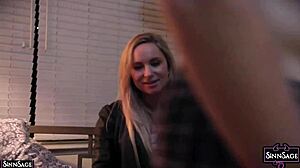 hot lesbian chicks sinn sage and aiden starr pleasing their pussies