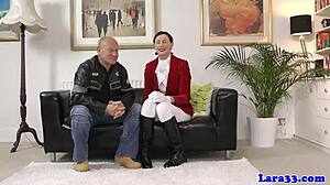 english milf gets doggystyled and throated