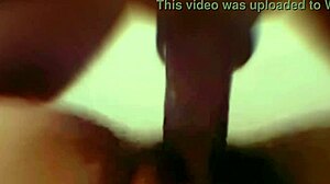 Wife of Cuckold Shows Huge Tits and Hairy Wet Pussy