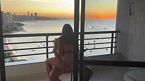 I rode him good till he cummed all - sunset makes it hotter