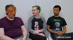 slutty cutie endures painful anal therapy in loony bin