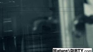 Brunette Milf Masturbates and Fucks Secretly