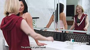 Triple Threat Tomboy Takes Holes