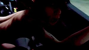 Italian Silvia Soprano heats up during Barcelona tour for car fuck