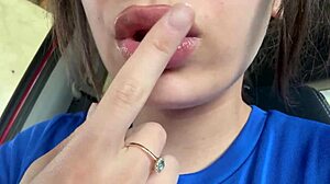 Latina babe spits in mouth with awesome kinky flair