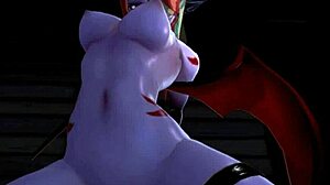 Hard elf woman sucks cock with neko sister. And slimer girl