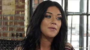 in a hospital setting, megan maiden imagines two doctors, jonah marx and wolf hudson, fucking her and each other in a group anal scene with small tits and long hair