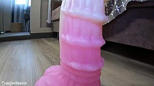 CrazyWifeSlut Victoria's Secret Gaping Holes Stuffed and Ruined Hard