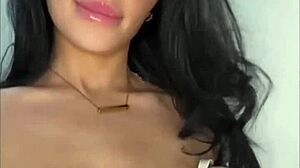 british exchange student teases with solo toy play