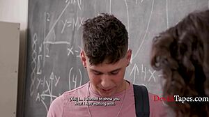 Naughty Teacher Allows Student to Ass Fuck Her in Classroom with a Big Cock Destroying Her.