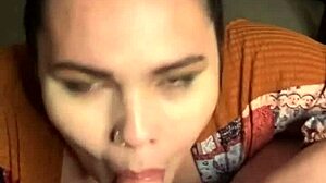 Homemade blowjob compilation features couples with deepthroat sucking, tongue play, orgasm, and cum in mouth finishes