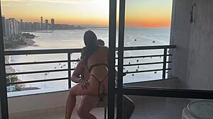 I rode him good till he cummed all - sunset makes it hotter