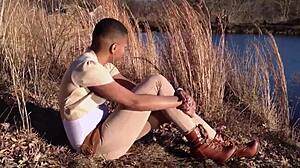 I just can't get enough of this sexy red slut's big ass and blowjobs