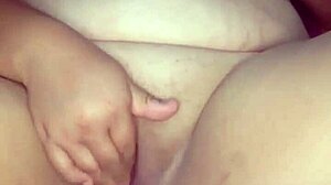Latina BBW With Shaved Pussy Orgasms Hard, Her Fat Ass And Tits On Display