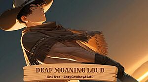 Deaf woman moans loudly during intense orgasm in erotic scene