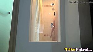 pale filipina says, 'drill me with that big cock' in trikepatrol hardcore scene