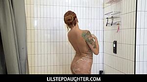 i'm scarlett sommers, big ass teen getting fucked in the bathroom by my stepdad's big cock, oh god!