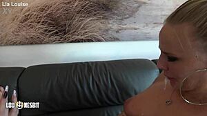 i watched lou nesbit and lia louise share a lesbian creampie kiss