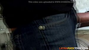 Man, This Young Latina's Huge Booty Got Facialized After Wild Riding! Can't Believe Her Skills.