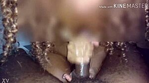 hotwife levando gozada na cara