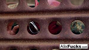 Alix and Sarah say, 'Let's fuck this satanic monster from the hills'