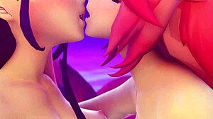 Genshin Impact Lesbian Girls Dive into Wild Pussy Fingering and Cunilingus