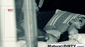 Brunette Milf Masturbates and Fucks Secretly