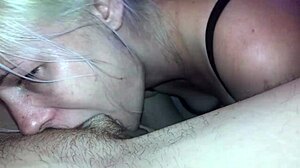 s6 deepthroating british housewife gagging on monster cock cum mouthful