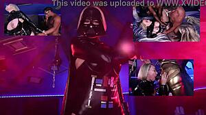 star whores awaken with huge toys and blowjobs in 4some missionary