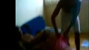 Two Guys Having Fun with Fat Old Bitch in Spanking Slap