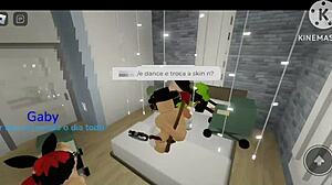 Uma orgia aleatoria no roblox brookhaven -roblox with crossdressing group oral