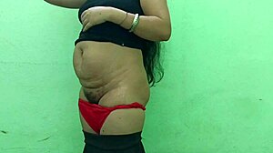 Horny Indian Girl with Big Ass Gets Nailed Hard in School Skirt by Roommate