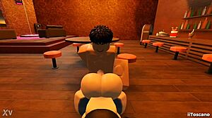 i fucked a slut in the bar with my big cock