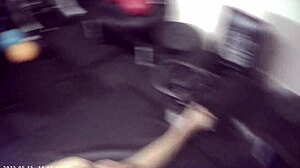 behind the scenes, the pornstar champion wrestles the big breast babe in a camel clutch