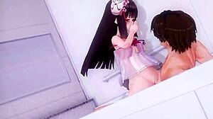 Small tits in puchi porn: intriguing contrast