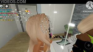 Uma orgia aleatoria no roblox brookhaven -roblox with crossdressing group oral