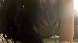 angel experiences intense training with her master