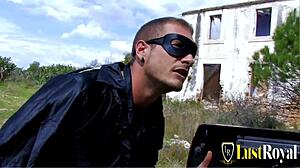 Muscular Dude Penetrates A Blonde Milf In The Woods