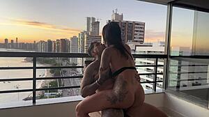 I rode him good till he cummed all - sunset makes it hotter