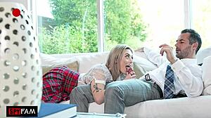 Hot Stepdaughter Craves Stepdad's Fat Cock