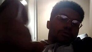 watch this amateur guy masturbating his big black monster cock at home