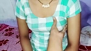 cute indian bhabhi in stockings gets hardcore fucked in front of her sister with clear hindi audio.